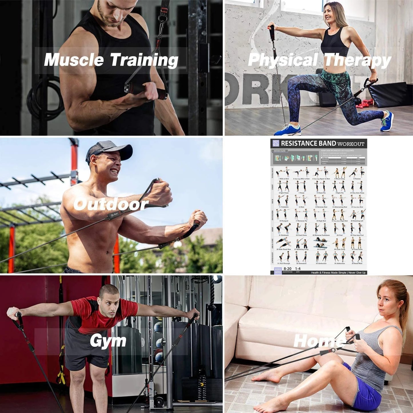 Workout Exercise Bands