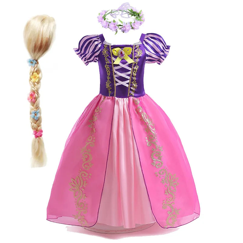 Disney Rapunzel Princess Dress Girl