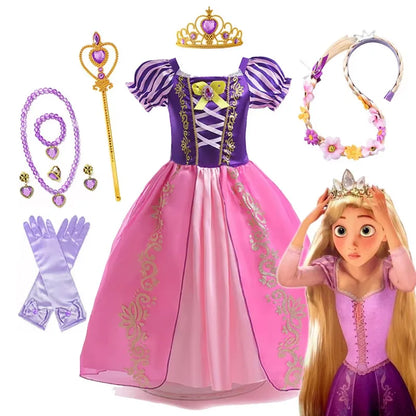 Disney Rapunzel Princess Dress Girl