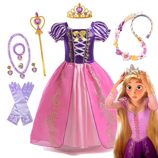 Disney Rapunzel Princess Dress Girl