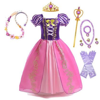 Disney Rapunzel Princess Dress Girl