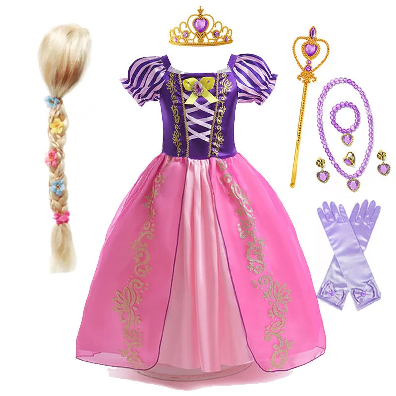 Disney Rapunzel Princess Dress Girl