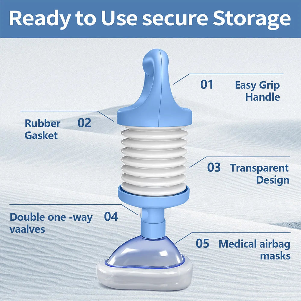 Mask First Aid Kit Adults & Children Home Rescue ﻿Anti Choking Emergency Anti Asphyxia