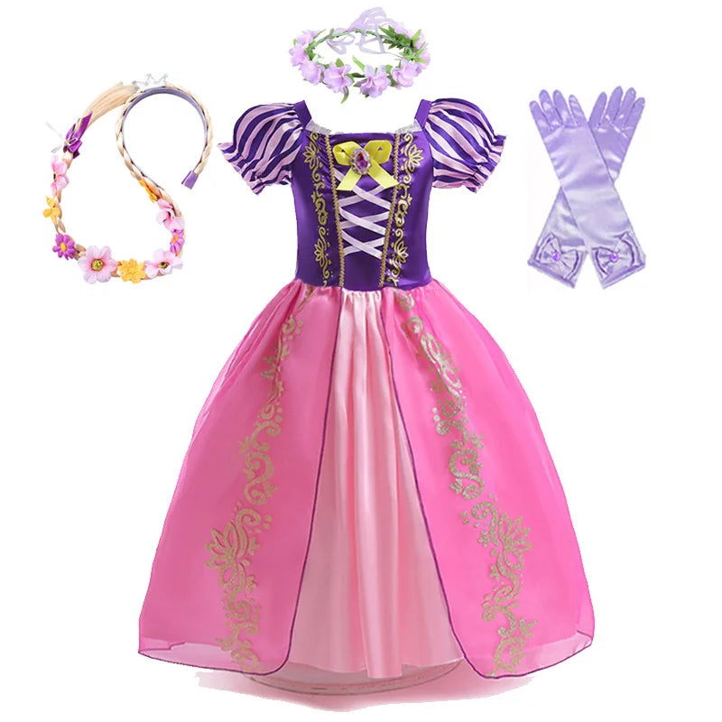 Disney Rapunzel Princess Dress Girl