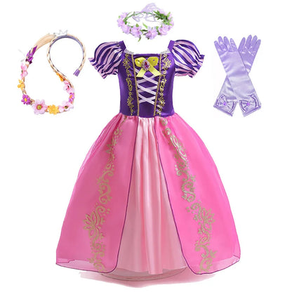 Disney Rapunzel Princess Dress Girl