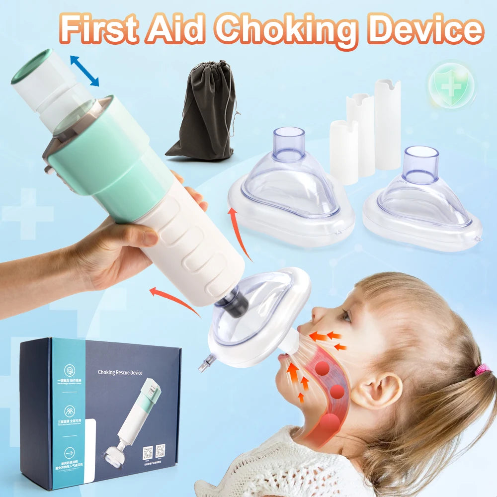 Mask First Aid Kit Adults & Children Home Rescue ﻿Anti Choking Emergency Anti Asphyxia