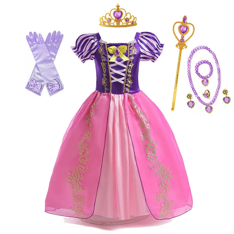Disney Rapunzel Princess Dress Girl