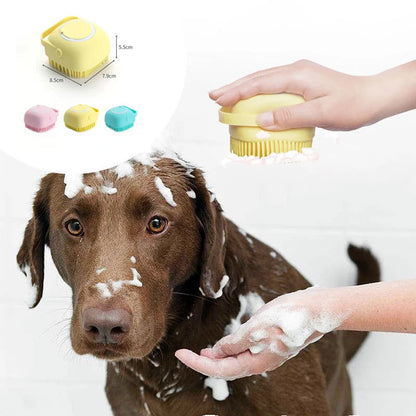 Bath Brush Pet soap spender