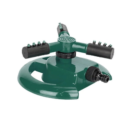 Sistema de riego automático rotatorio para plantas de jardín